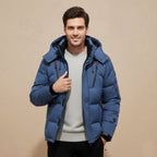 Garrett | Men's Insulated Winter Parka Jacket, Hooded Windproof Coat | The Dress Cellar