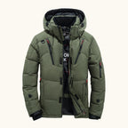 Garrett | Men's Insulated Winter Parka Jacket, Hooded Windproof Coat | The Dress Cellar