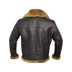 Garrett | Men's Shearling-Lined Leather Jacket, Warm Flight-Style Coat | The Dress Cellar