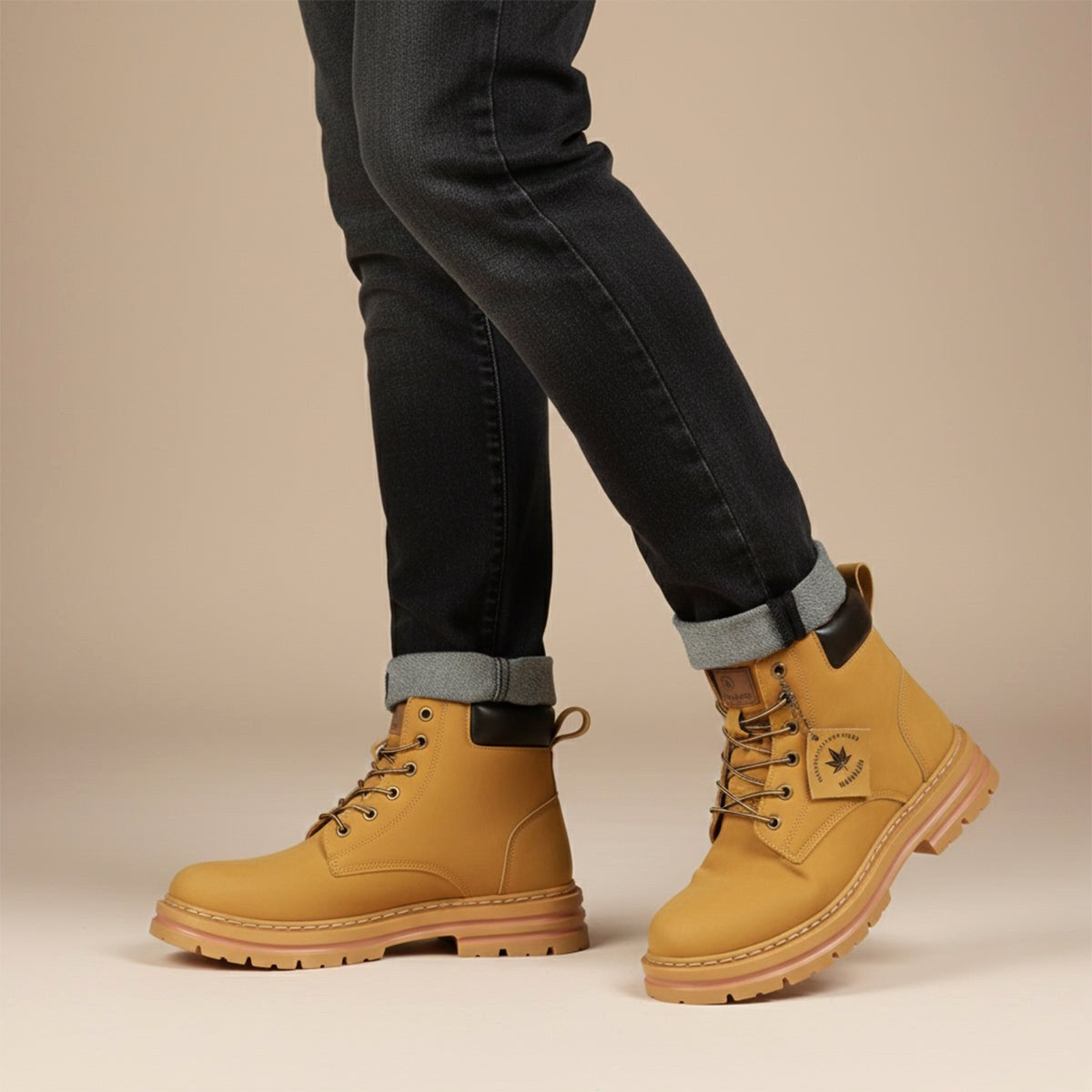 Gavin | Men's Fur-Lined Insulated Snow Boots, Winter Boots | The Dress Cellar | Green