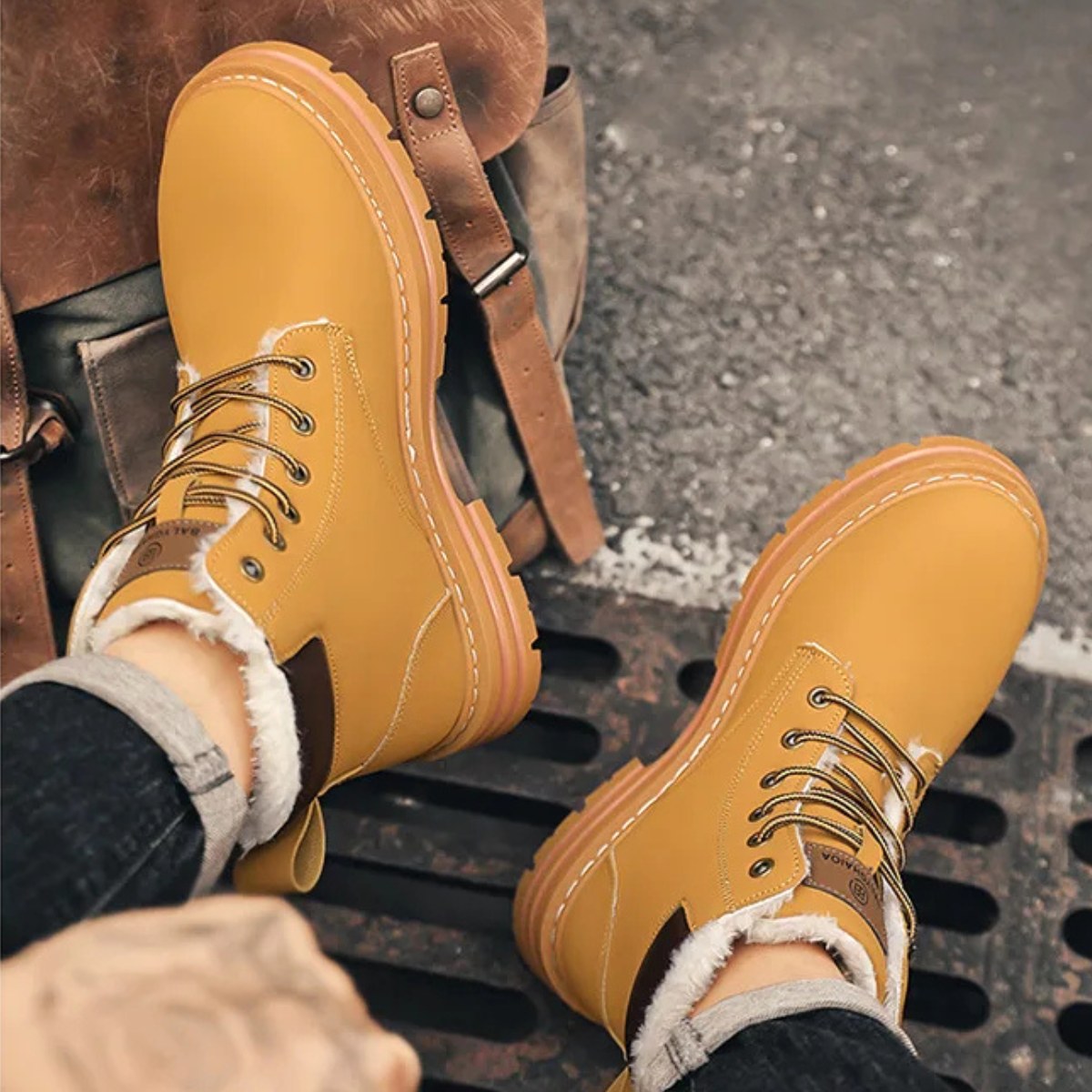 Gavin | Men's Fur-Lined Insulated Snow Boots, Winter Boots | The Dress Cellar