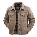 Arthur | Men's Durable Utility Jacket with Checked Lining, Relaxed Fit Fall Jacket | The Dress Cellar