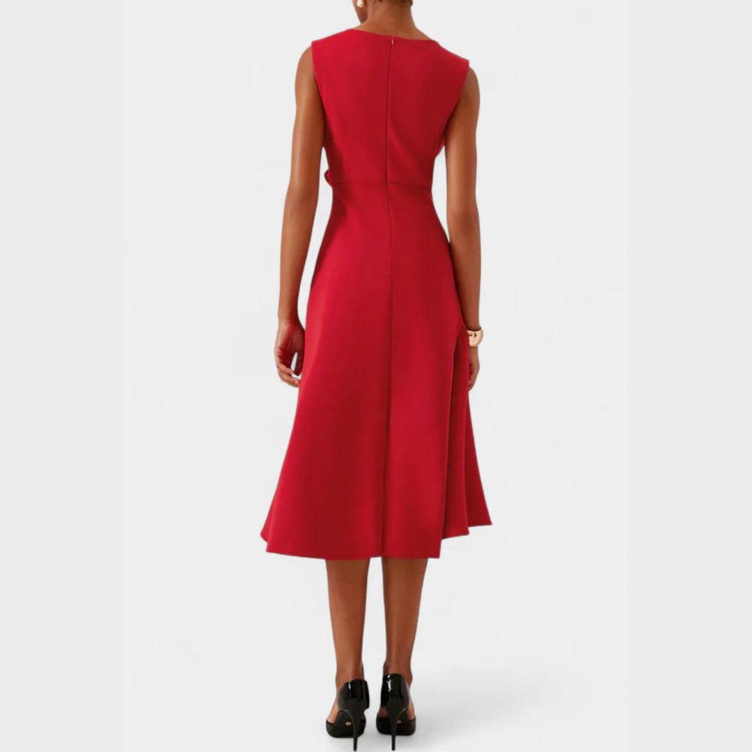 ladies asymmetric dress Long Sleeve Dress/Thumb Hole Sleeve Dress/Casual Pleated Dress/Black Chiffon Dress/Everyday Comfortable METD0134 Bust 110cm Alie Street Maxine Asymmetric Dress