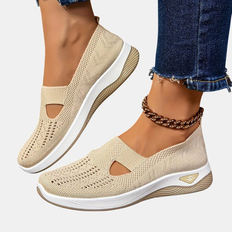 Grace | Women's Orthopedic Slip-On Shoes - Light Yellow