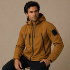 Graham | Men's Lightweight Waterproof Hooded Rain Jacket, Windproof Autumn Jacket | The Dress Cellar