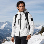 Graham | Men's Lightweight Waterproof Hooded Rain Jacket, Windproof Autumn Jacket | The Dress Cellar