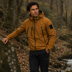Graham | Men's Lightweight Waterproof Hooded Rain Jacket, Windproof Autumn Jacket | The Dress Cellar