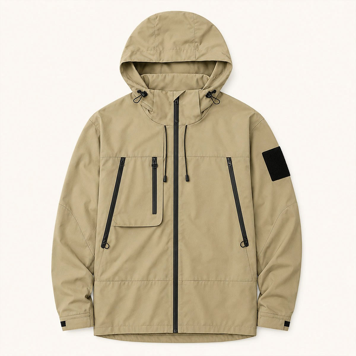 Graham | Men's Lightweight Waterproof Hooded Rain Jacket, Windproof Autumn Jacket | The Dress Cellar