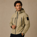 Graham | Men's Lightweight Waterproof Hooded Rain Jacket, Windproof Autumn Jacket | The Dress Cellar