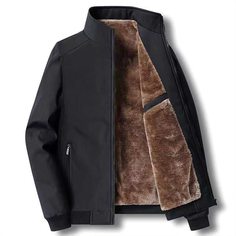 Grant | Men's Waterproof Jacket with Thermal Fleece Lining, Smart Autumn Coat | The Dress Cellar