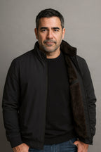 Grant | Men's Waterproof Jacket with Thermal Fleece Lining, Smart Autumn Coat | The Dress Cellar