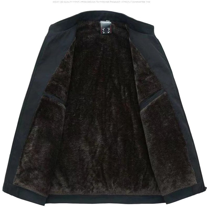 Grant | Men's Waterproof Jacket with Thermal Fleece Lining, Smart Autumn Coat | The Dress Cellar