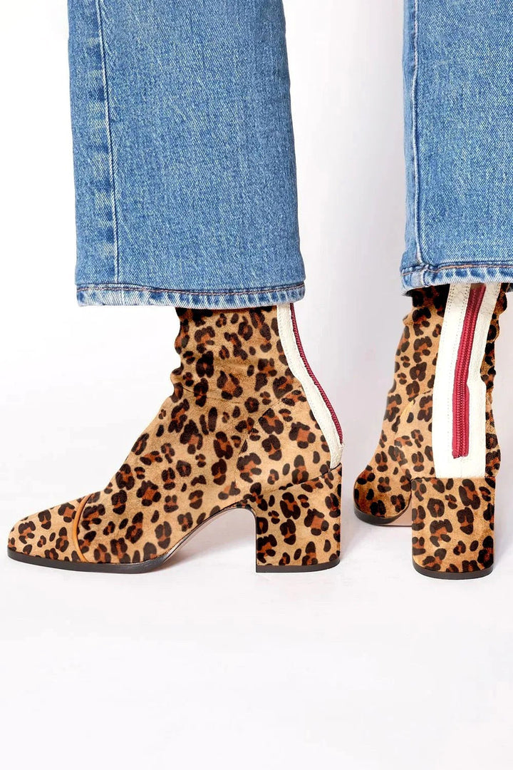 Hailey | Women's Square Toe Heeled Boots - image 10