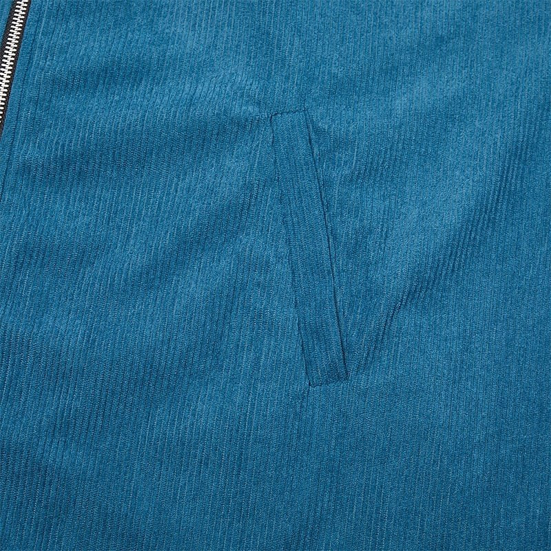 Terry | Men's Ribbed Zip Jacket, Relaxed Fit Casual Jacket | The Dress Cellar