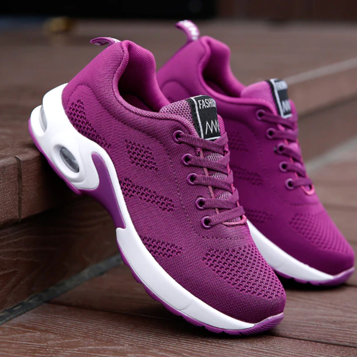 Harper | Women's Lightweight Walking Sneakers - Light Pink