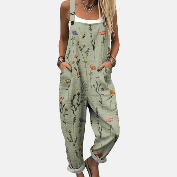 Harper | Women's Printed Denim Jumpsuit - image 1