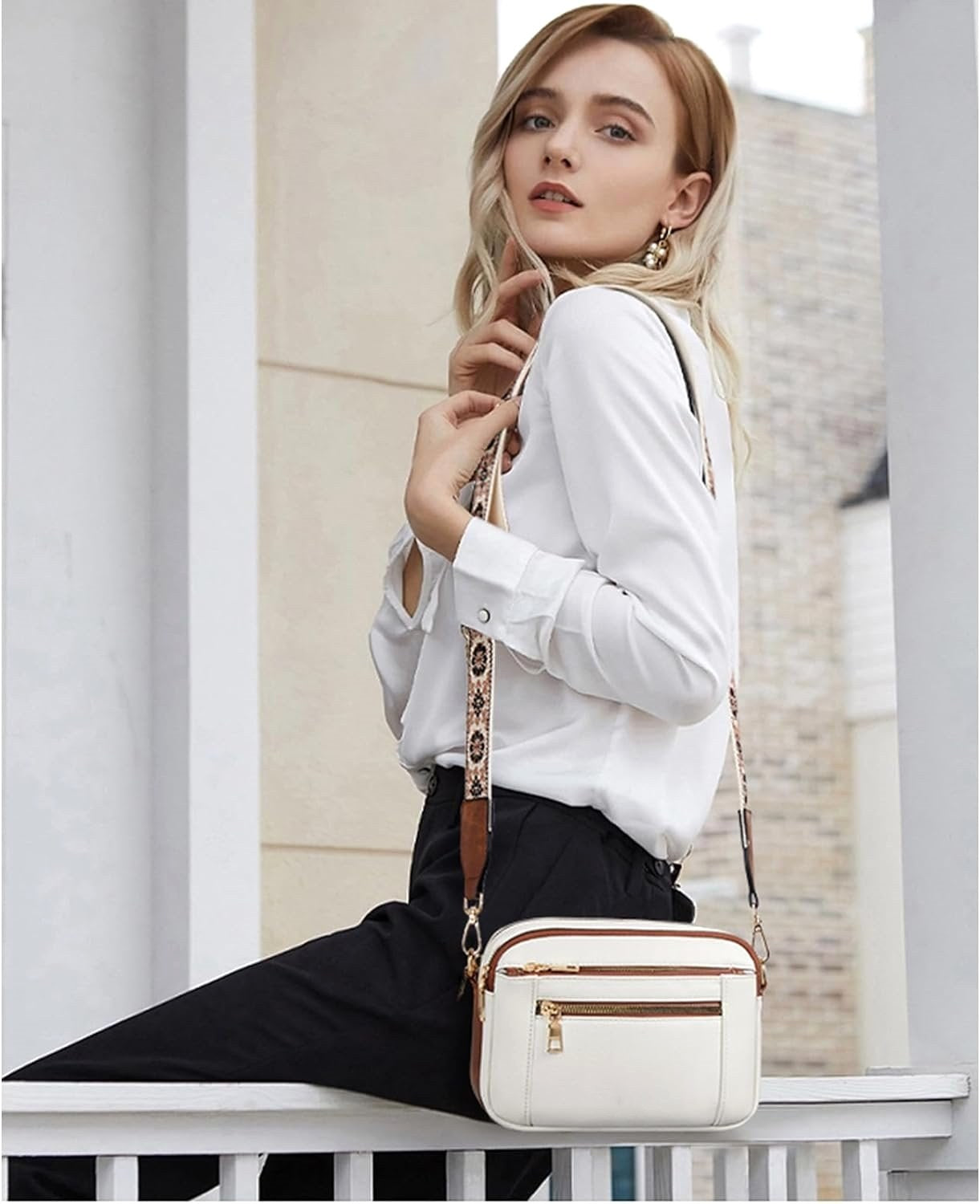 Harper | Women's Refined Leather Shoulder Bag - image 7