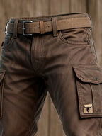 Brandon | Men's Relaxed Cargo Pants, Loose-Fit Utility Pants | The Dress Cellar