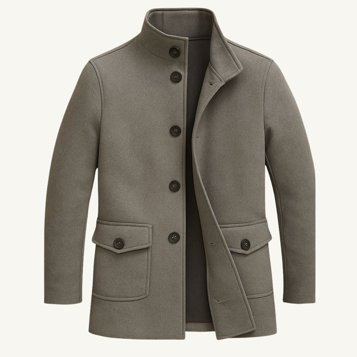 Hayes | Men's Tailored Wool Overcoat, Smart Wool Coat | The Dress Cellar
