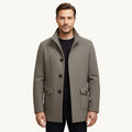 Hayes | Men's Tailored Wool Overcoat, Smart Wool Coat | The Dress Cellar
