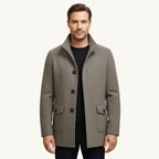 Hayes | Men's Tailored Wool Overcoat, Smart Wool Coat | The Dress Cellar