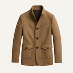 Hayes | Men's Tailored Wool Overcoat, Smart Wool Coat | The Dress Cellar