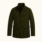 Hayes | Men's Tailored Wool Overcoat, Smart Wool Coat | The Dress Cellar