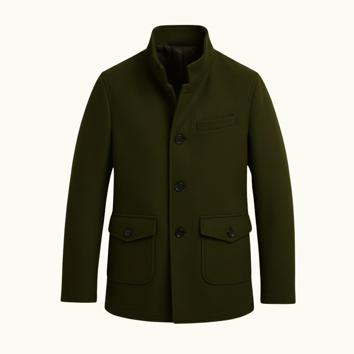 Hayes | Men's Tailored Wool Overcoat, Smart Wool Coat | The Dress Cellar