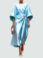 Heather | Women's Elegant Long Dress - Turquoise