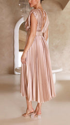 Heather | Women's Pleated Maxi Dress - image 12