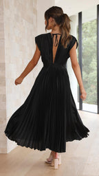 Heather | Women's Pleated Maxi Dress - image 19