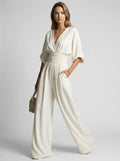 Helena | Women's Elegant Wide-Leg Jumpsuit - image 1