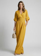 Helena | Women's Elegant Wide-Leg Jumpsuit - image 6
