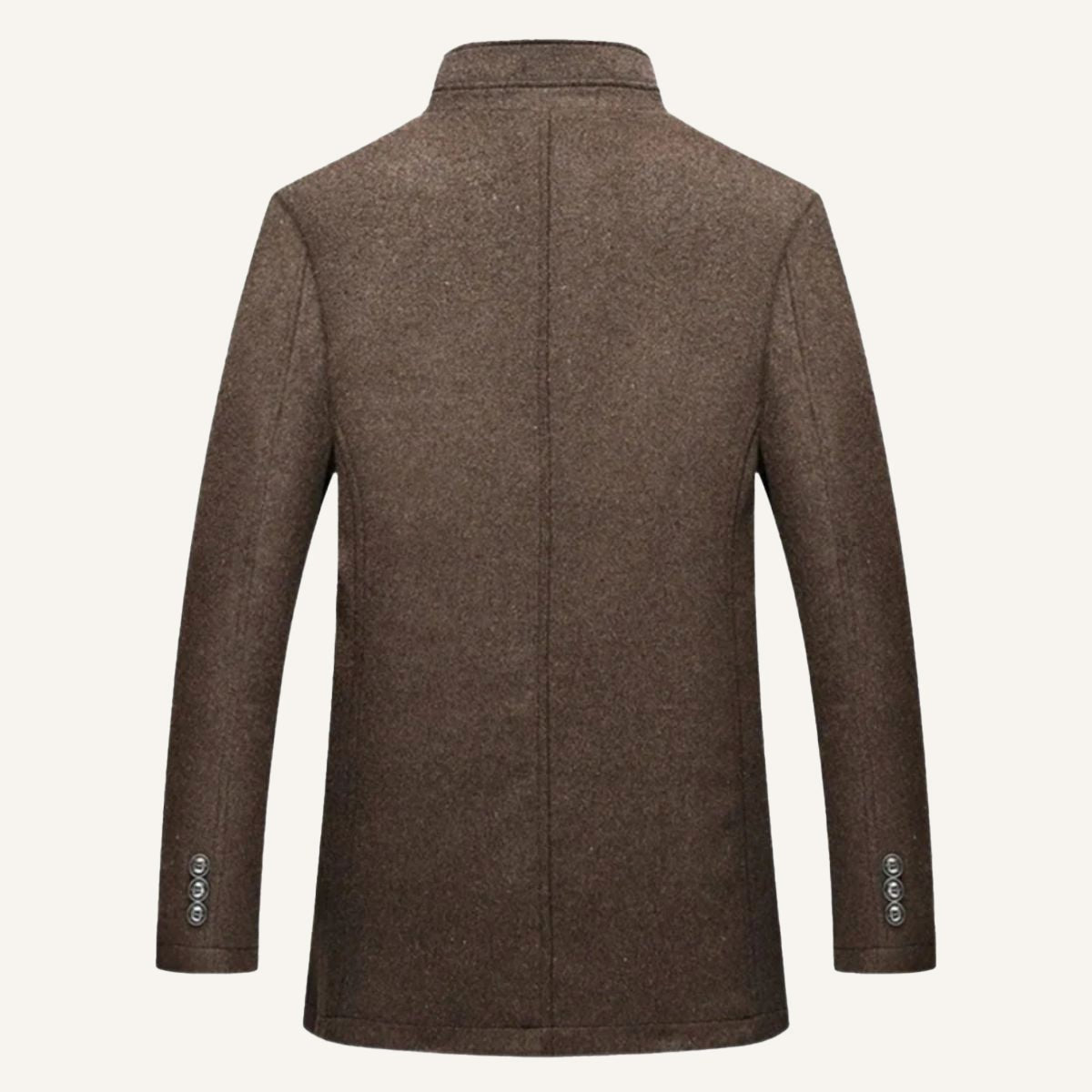 Hudson | Men's Premium Wool Overcoat, Tailored Winter Coat | The Dress Cellar