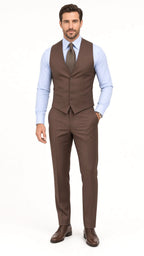 Curtis | Men's Three-Piece Formal Suit, Classic Tailored Suit | The Dress Cellar
