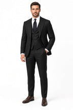 Curtis | Men's Three-Piece Formal Suit, Classic Tailored Suit | The Dress Cellar