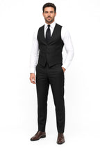 Curtis | Men's Three-Piece Formal Suit, Classic Tailored Suit | The Dress Cellar