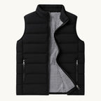 Hunter | Men's Quilted Puffer Gilet, Sleeveless Layering Gilet | The Dress Cellar
