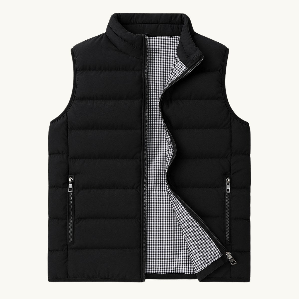 Hunter | Men's Quilted Puffer Gilet, Sleeveless Layering Gilet | The Dress Cellar