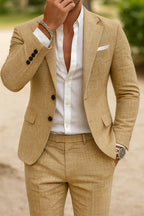 Colin | Men's Slim-Fit Two-Piece Suit, Notch Lapel Tailored Suit | The Dress Cellar