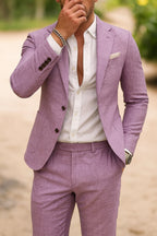 Colin | Men's Slim-Fit Two-Piece Suit, Notch Lapel Tailored Suit | The Dress Cellar