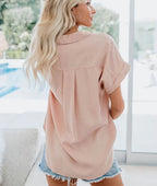 Isadora | Women's Relaxed Fit Casual Blouse - White