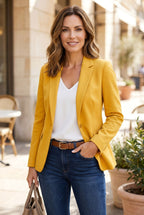 Isaline | Women's Tailored Blazer, Slim Fit Lapel Collar Trouser Suit | The Dress Cellar