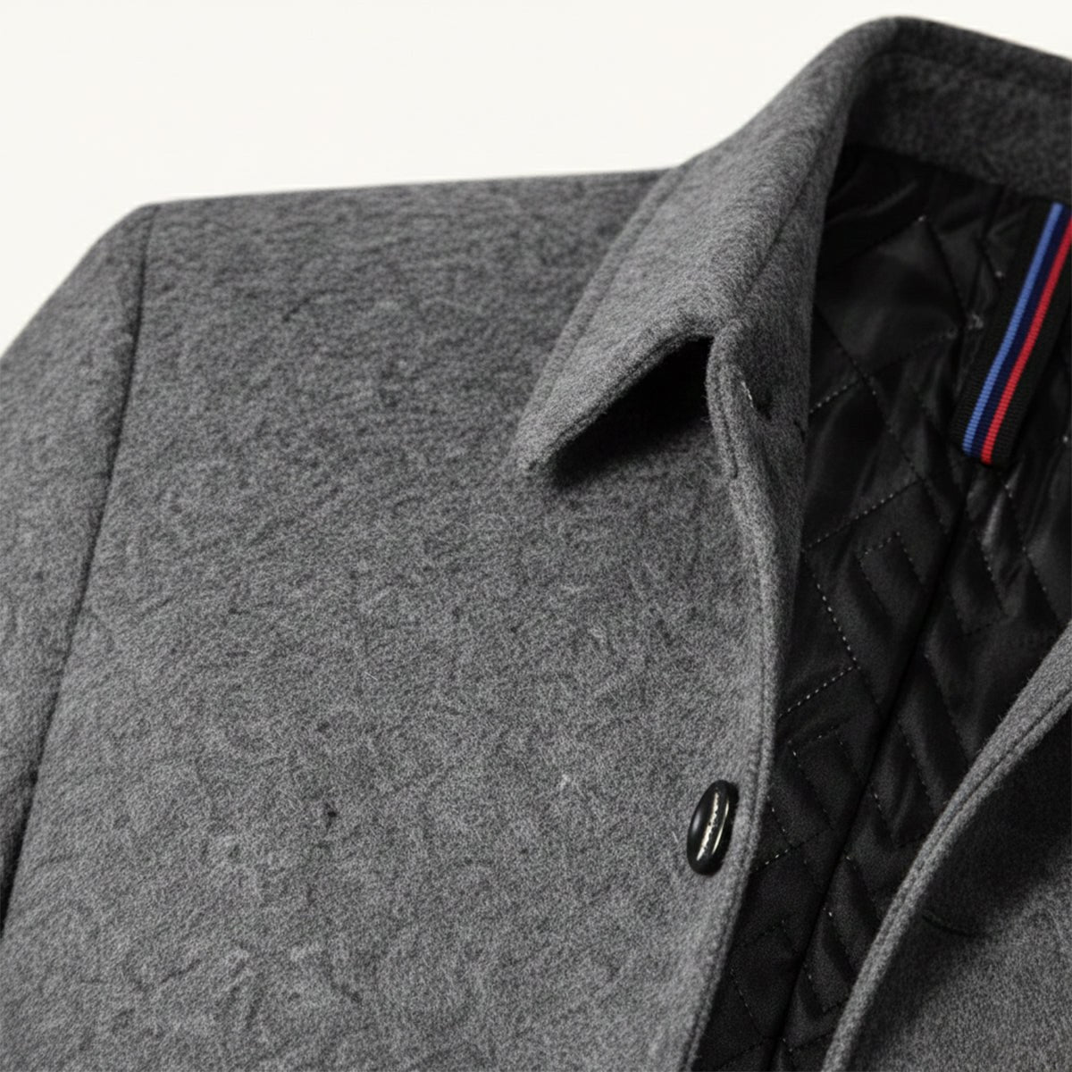 Jackson | Men's Wool Blend Tailored Coat, Longline Autumn Coat | The Dress Cellar
