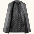 Jackson | Men's Wool Blend Tailored Coat, Longline Autumn Coat | The Dress Cellar