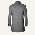 Jackson | Men's Wool Blend Tailored Coat, Longline Autumn Coat | The Dress Cellar