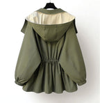 Jacqueline | Women's Oversized Layered Jacket, Practical Autumn Jacket | The Dress Cellar
