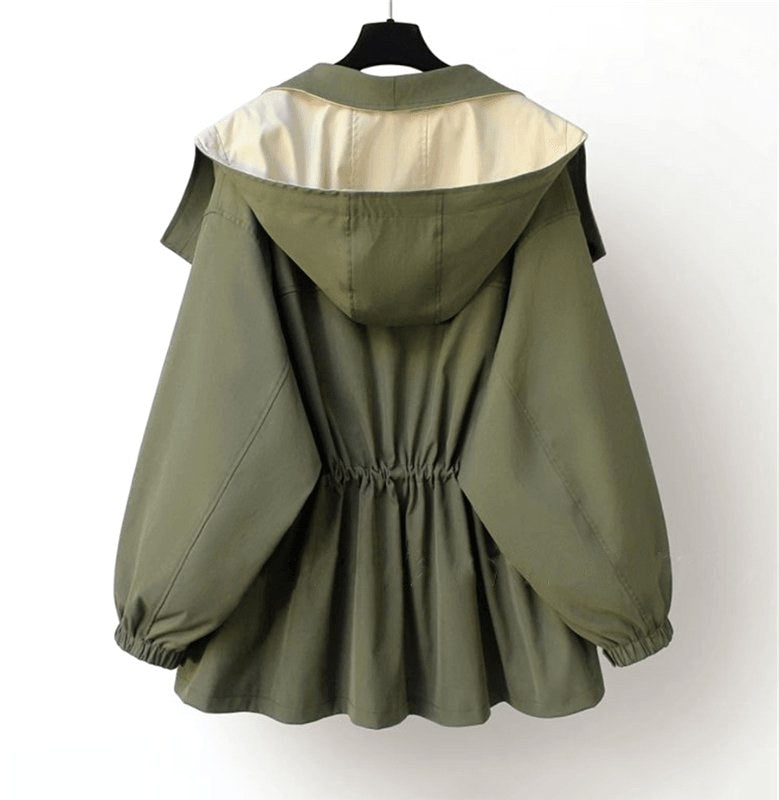 Jacqueline | Women's Oversized Layered Jacket, Practical Autumn Jacket | The Dress Cellar