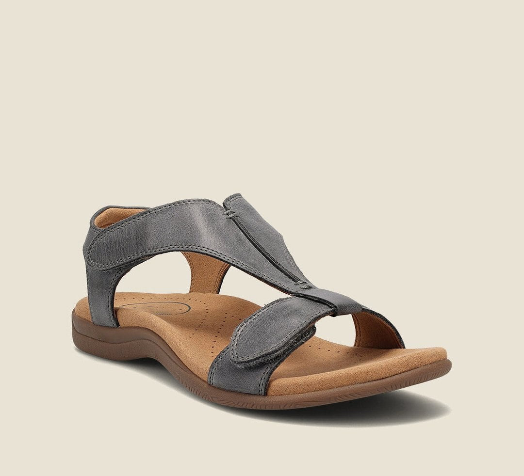 Jade | Orthopedic Vegan Leather Sandals - Blue