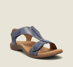 Jade | Orthopedic Vegan Leather Sandals - Black